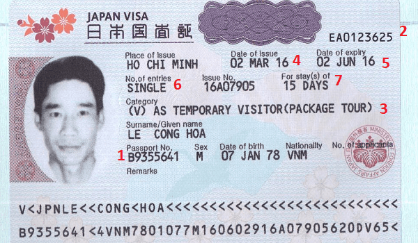visa du lịch nhật bản
